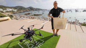 Read more about the article Yacht food delivery by drone in Ibiza